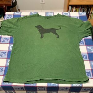 The Black Dog Green Long Sleeve T Shirt